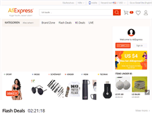 Tablet Screenshot of de.aliexpress.com